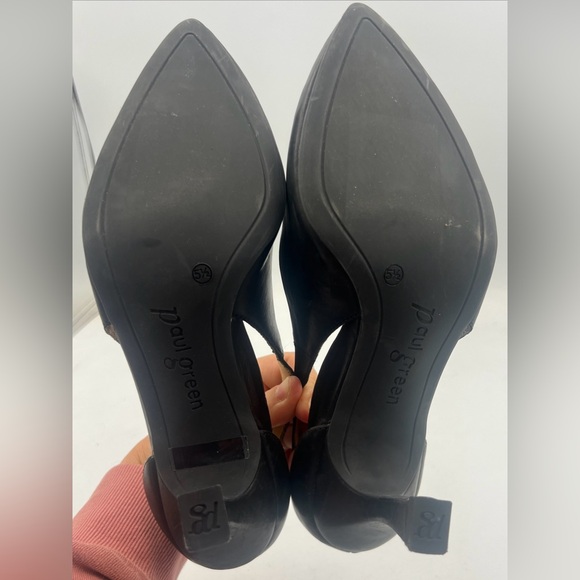 Paul Green Echt Leader Super Soft Black Leather Pumps/Heels. Women’s US Size 8 - Picture 10 of 14